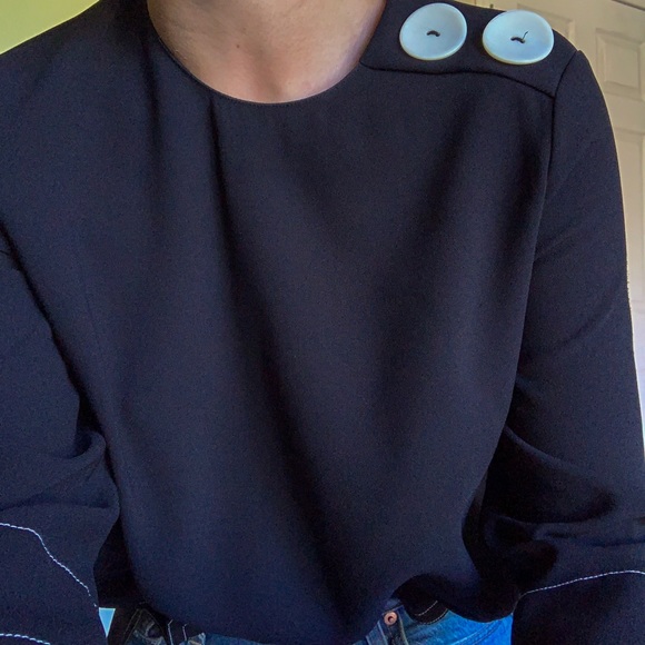 Oversized black Zara shirt - Picture 3 of 4